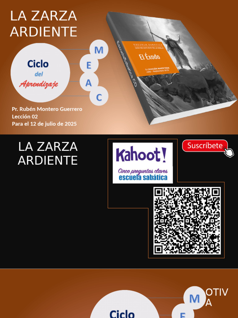 Moisés Y La Zarza Ardiente Lecciones Pdf Moisés Libro Del éxodo 