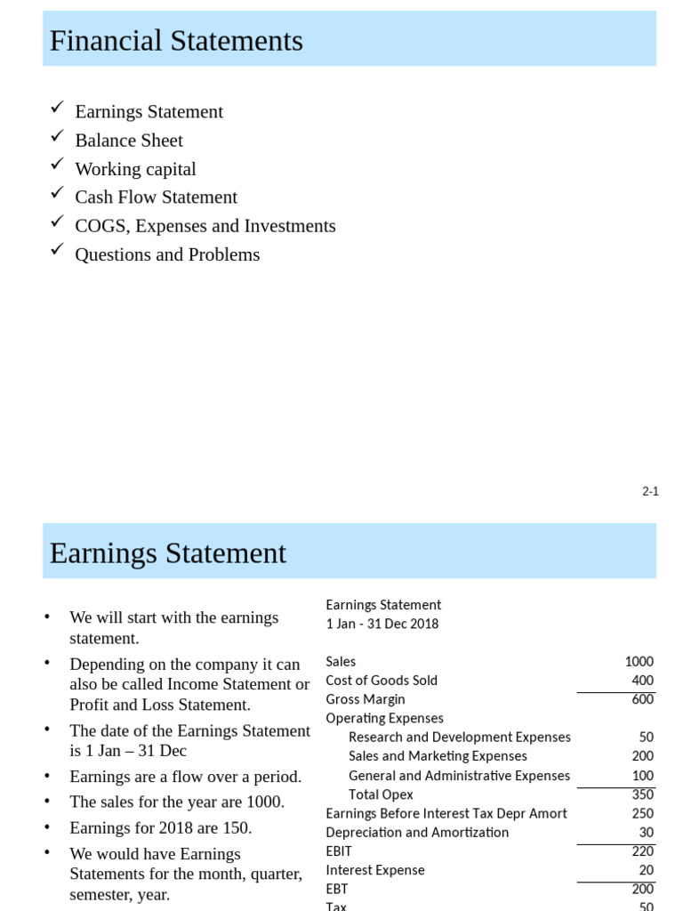 Understanding Financial Statements Basics | PDF | Equity (Finance ...