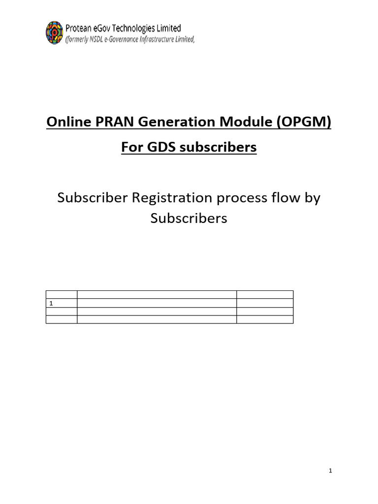 GDS Subscriber Registration Process Guide | PDF | Computing