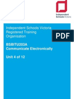 4 Bsbitu203a Communicate Electronically v2