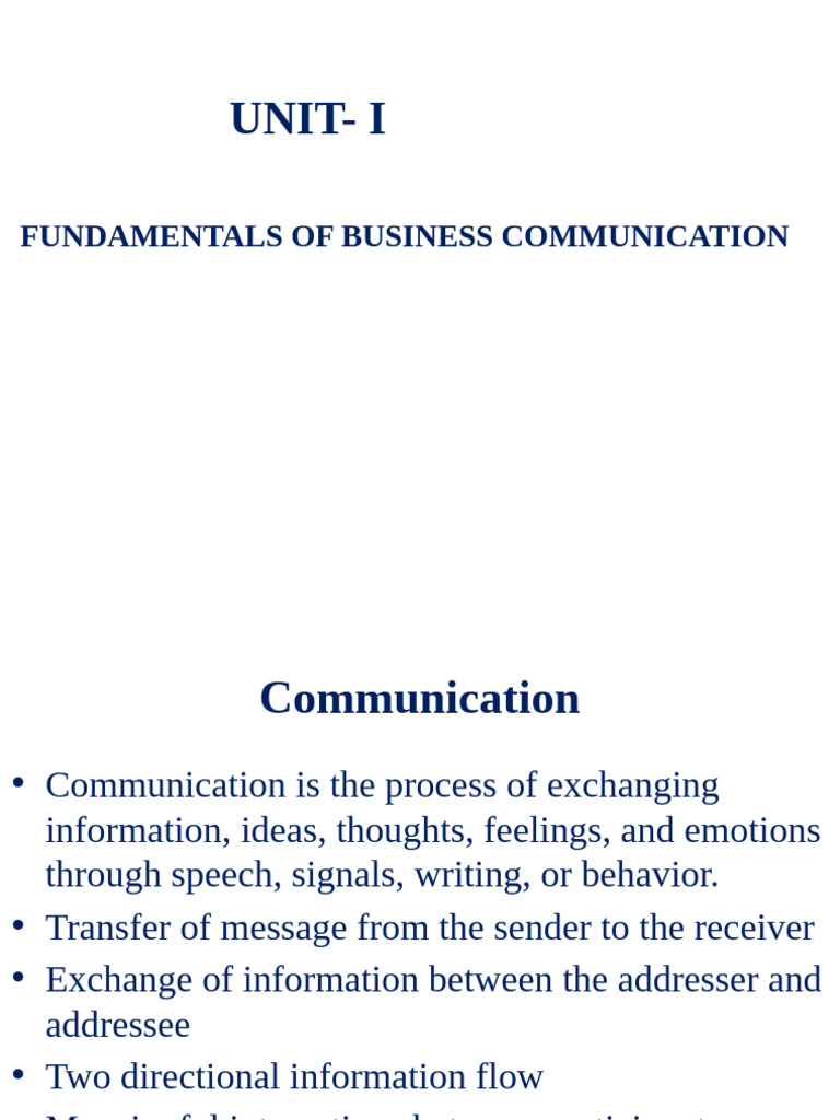 Business Communication Fundamentals | PDF | Communication | Computer ...