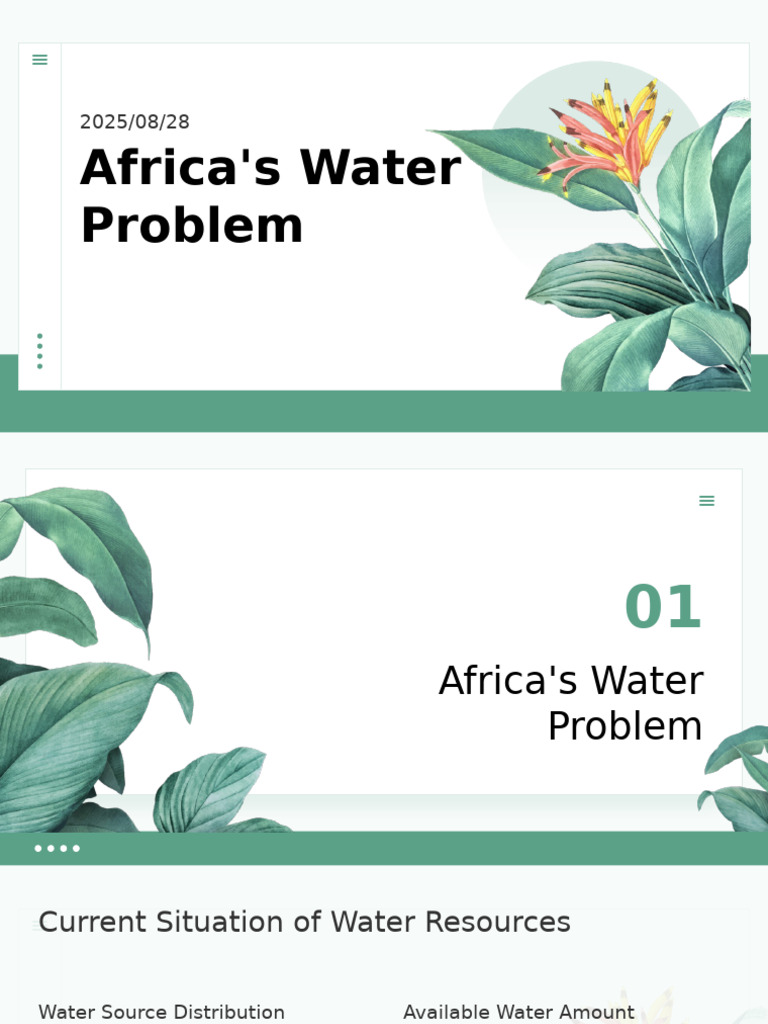 Africa's Water Crisis: Causes and Solutions | PDF | Water Scarcity | Water