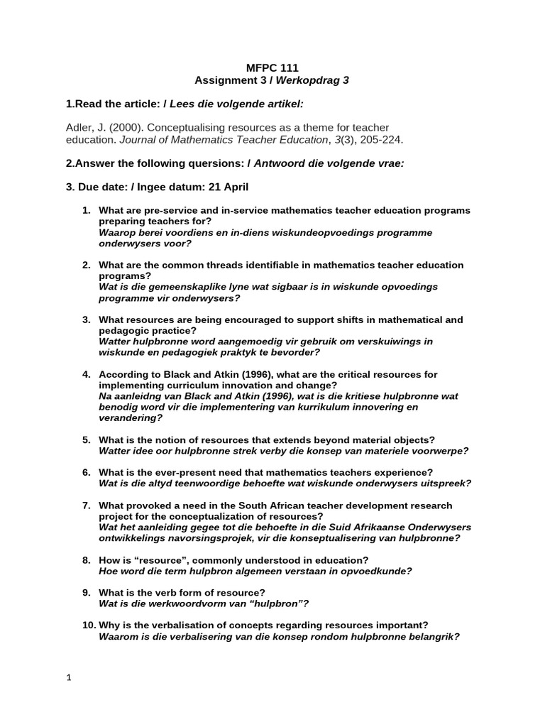 MFPC+111+Ass+3+ +worksheet+ ++moderated | PDF | Intelligence | Human ...