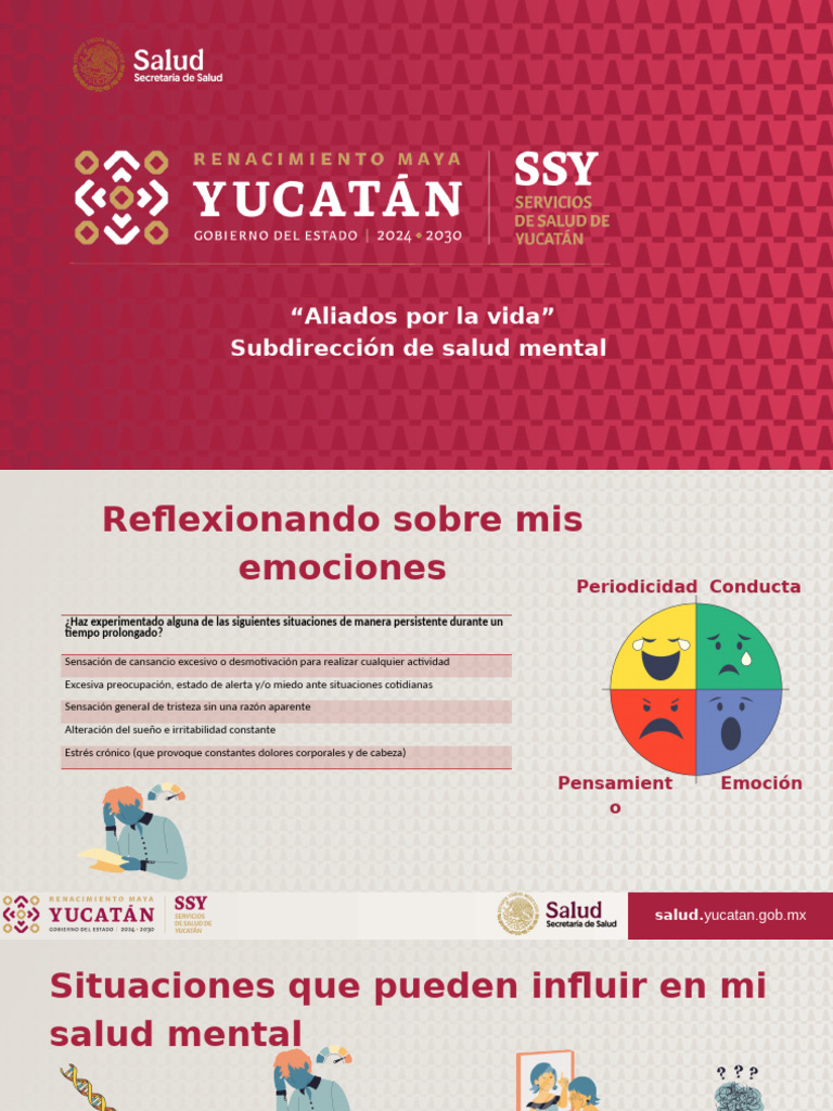 Aliados Por La Vida Salud Mental | PDF | Las emociones | Salud mental