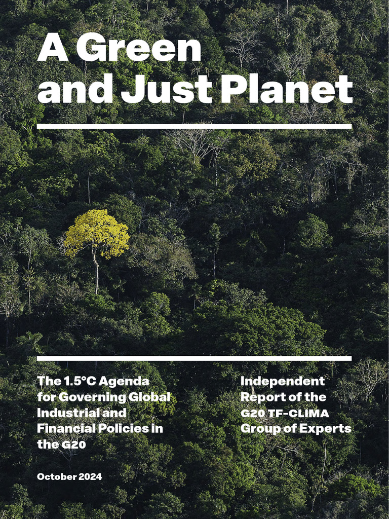 G20 Climate Action Report 2024 | PDF | Climate Change | Climate Change ...