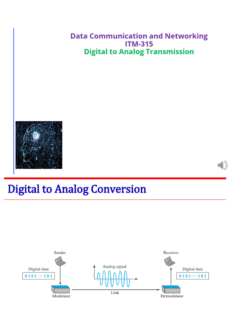 Digital to Analog Conversion Techniques | PDF | Bit Rate | Broadcast ...