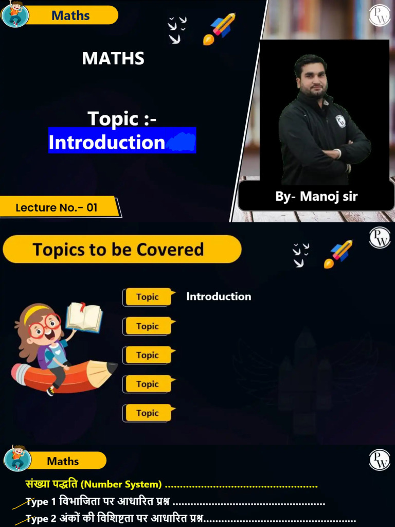 Introduction 01: Class Notes | PDF