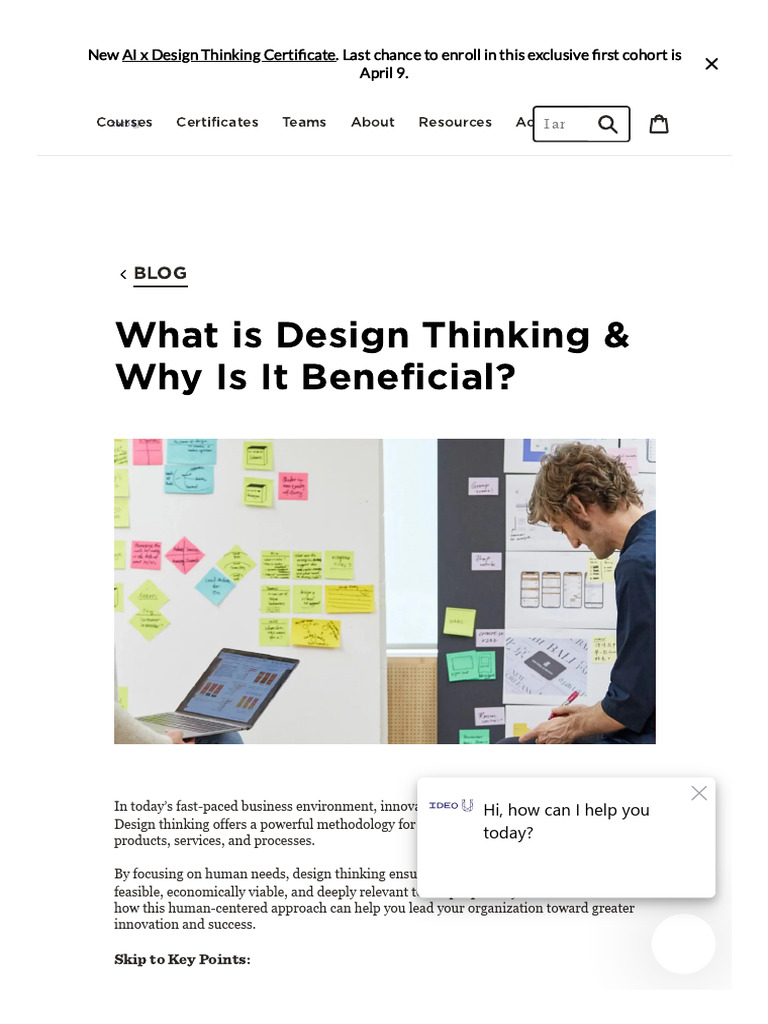 AI x Design Thinking Certificate Launch | PDF | Design Thinking | Thought