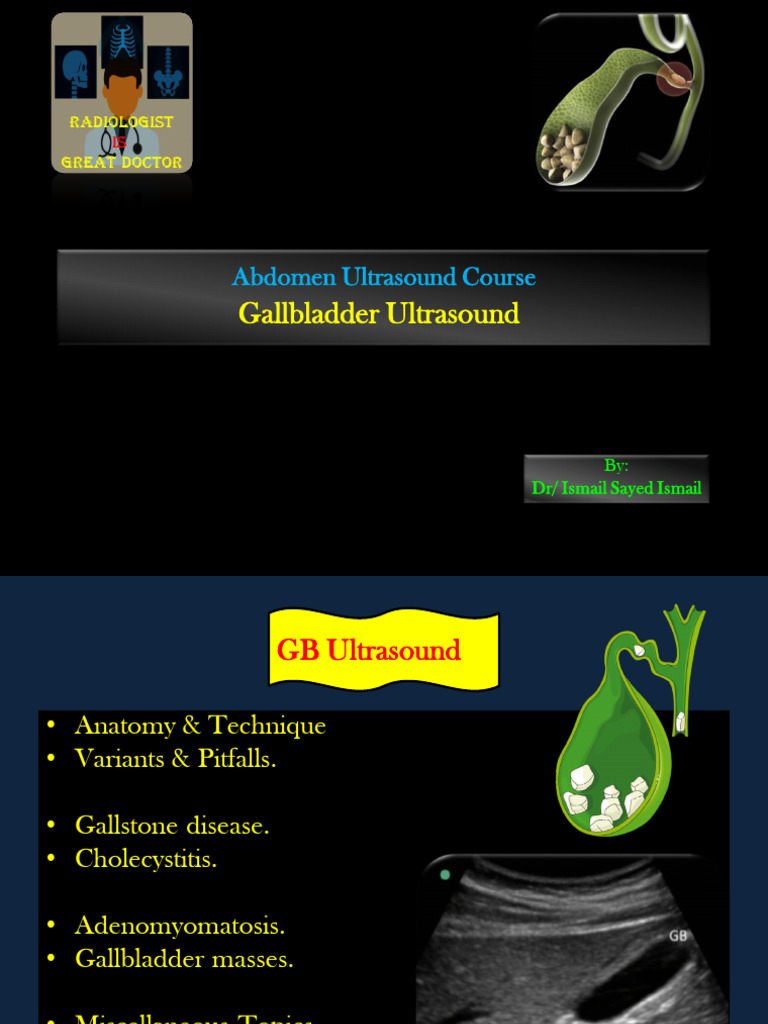 Gallbladder Ultrasound Techniques & Anatomy | PDF | Gallbladder ...