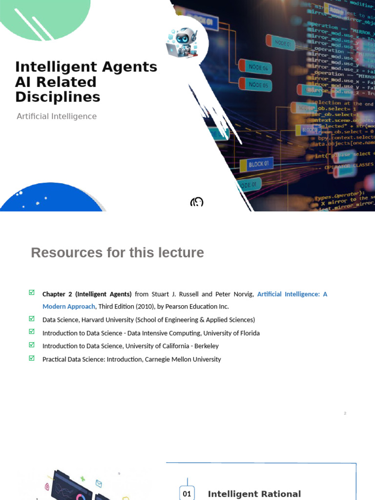 Understanding Intelligent Agents in AI | PDF | Artificial Intelligence ...