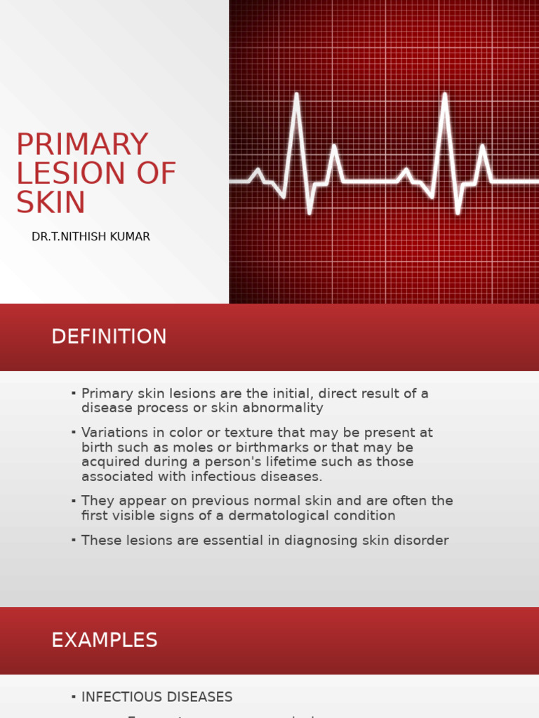 Primary Lesion of Skin | PDF