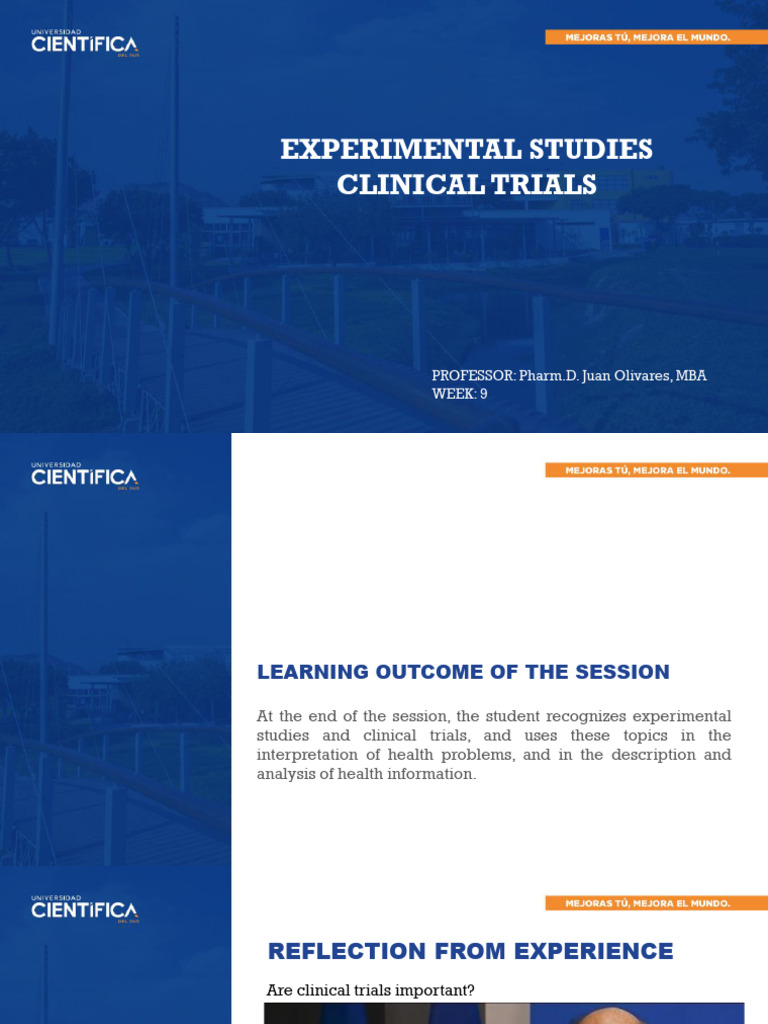 Understanding Experimental Studies & Trials | PDF | Clinical Trial ...