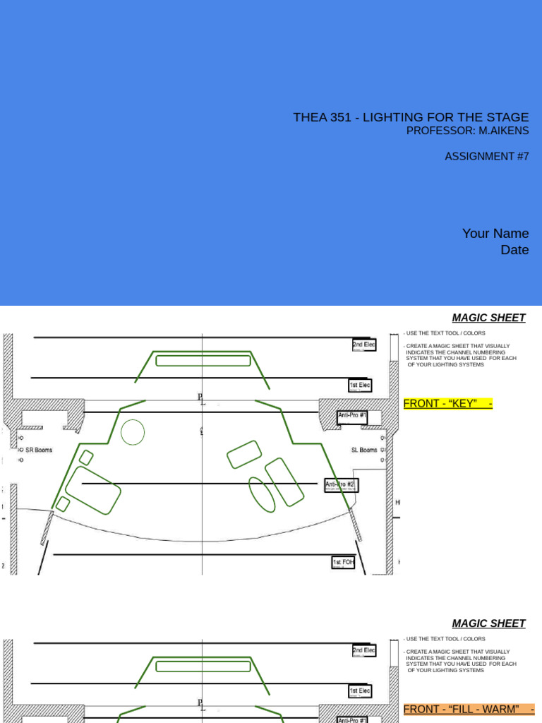 Magic Sheet Creation for Stage Lighting | PDF