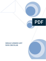 Single Linked List Non Circular