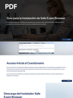 Guía de instalación de Safe Exam Browser | PDF | Ventana (informática ...