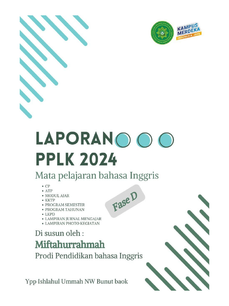 Laporan PPLK Miftahurrahmah 2024 | PDF