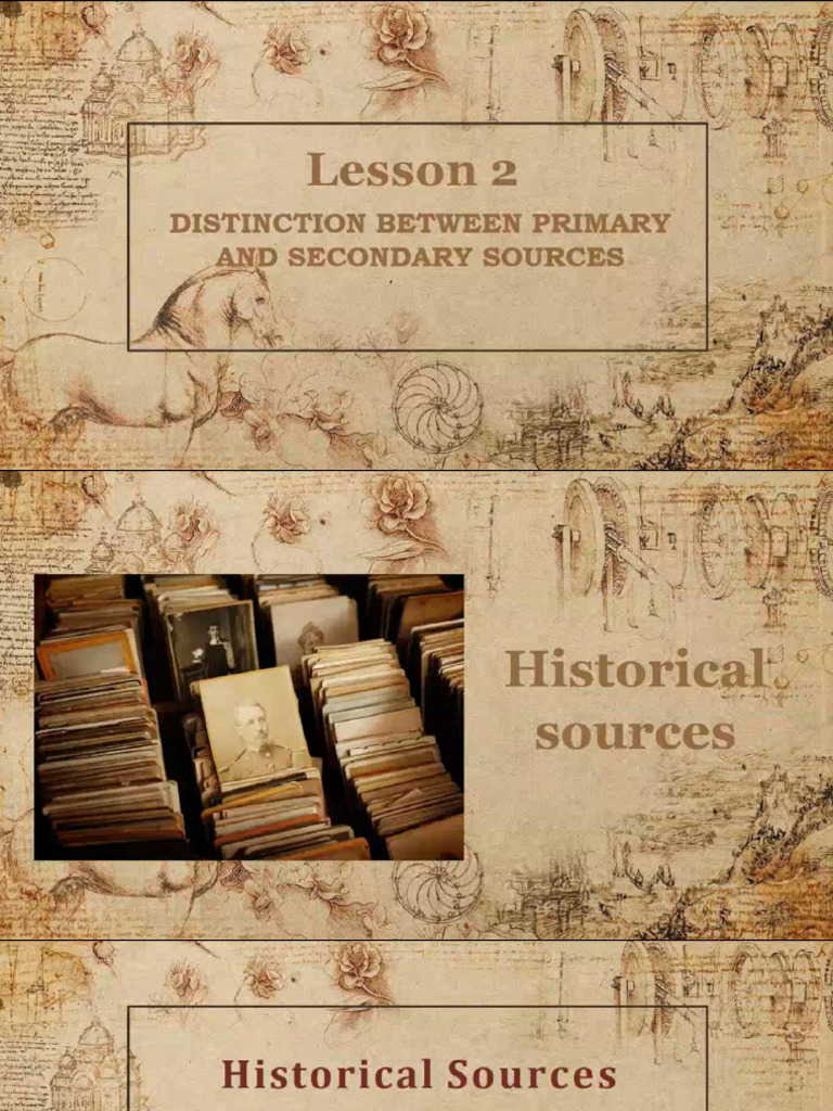 RPH 2. Primary and Secondary Sources | PDF