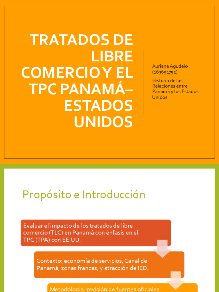 Impacto del TPC Panamá-EE.UU. en Comercio | PDF | Tratado de Libre ...