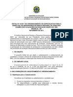 Chamada Publica n10 2011 Provinha Brasil