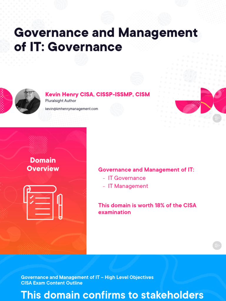 Principles of It Governance Slides | PDF | Governance | Audit