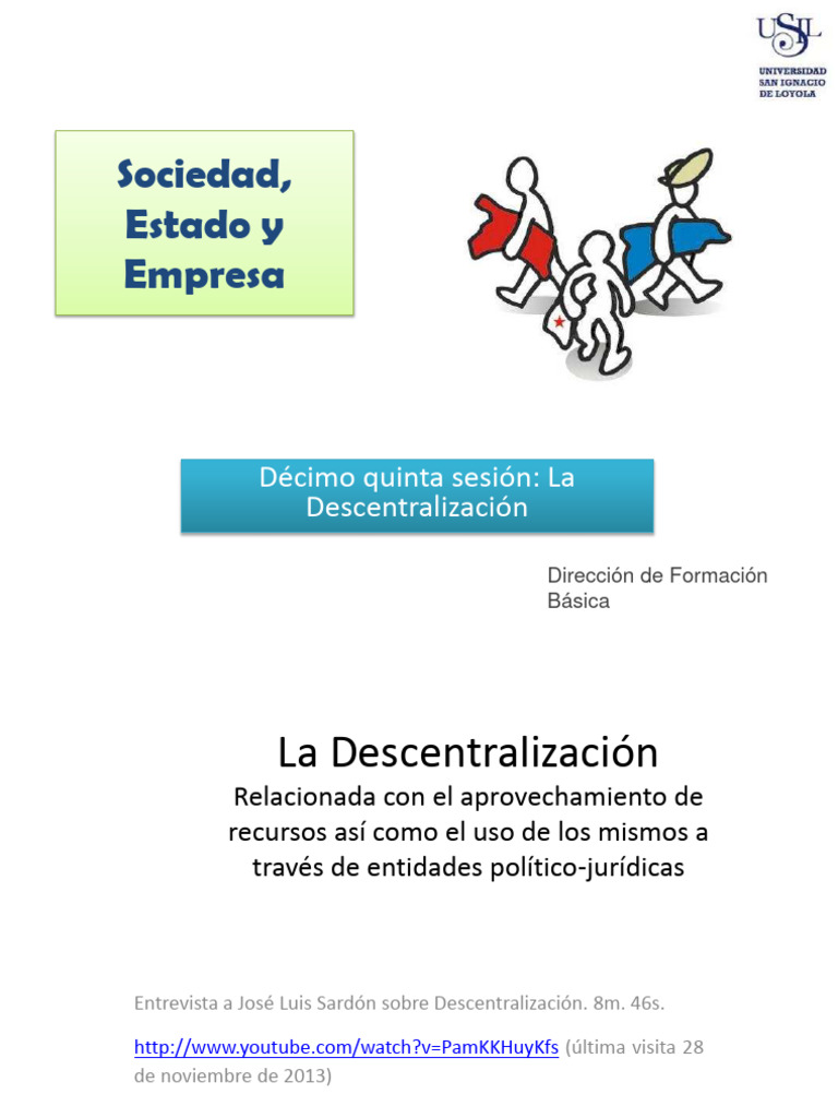 15 La Descentralizacion | PDF | Gobierno local | Gobierno