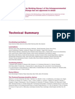 IPCC 4th report technical summary