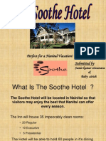 The Soothe Hotel Business Plan Presentation