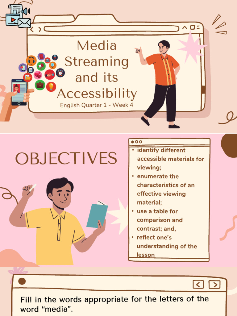 Quarter 1 Media Streaming and Its Accessibility | PDF | Streaming Media ...