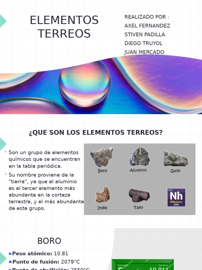Elementos Tereos | PDF