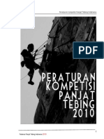 Pedoman Kompetisi Panjat Tebing 2010