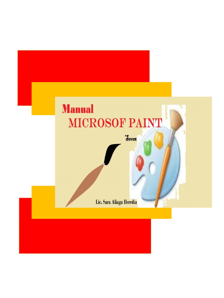 Manual de PAINT Informática Software