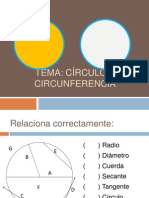 Circulo y Circunferencia