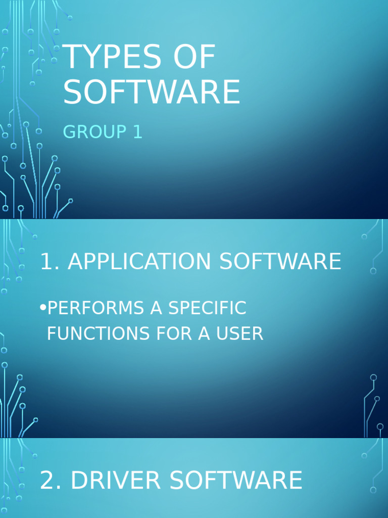 Types of Software Explained | PDF