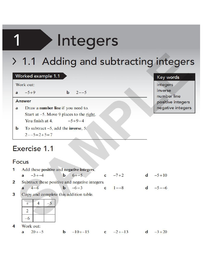 Integers | PDF