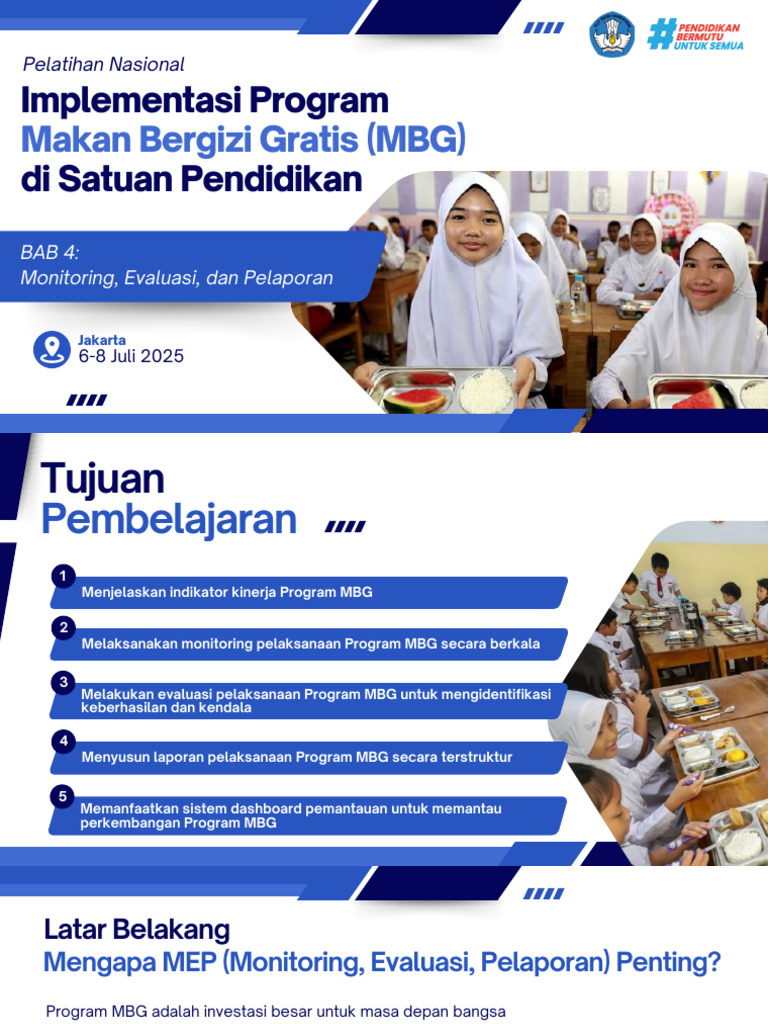 MEP Program Makan Bergizi Gratis | PDF