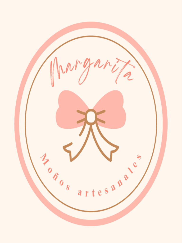 Logo Para Moños Artesanales Estetico Beige | PDF