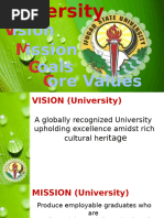 IFSU Vision, Mission, Goals Overview | PDF | Goal | Faith