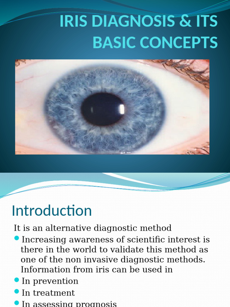 Iris Diagnosis: Concepts and Benefits | PDF | Medical Diagnosis ...