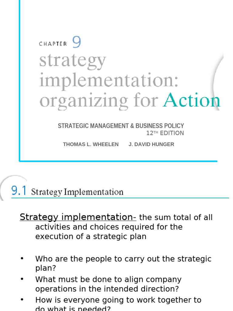 Strategy Implementation Challenges and Solutions | PDF | Organizational ...