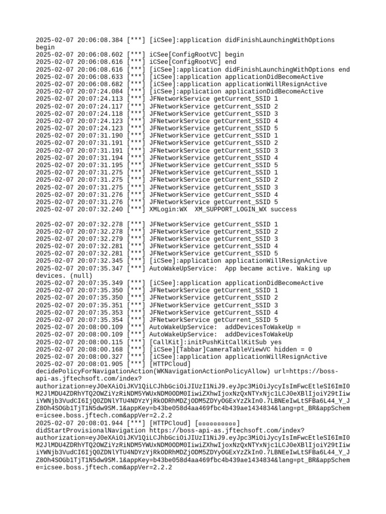 iCSee App Launch and Activity Log | PDF | Computer Programming