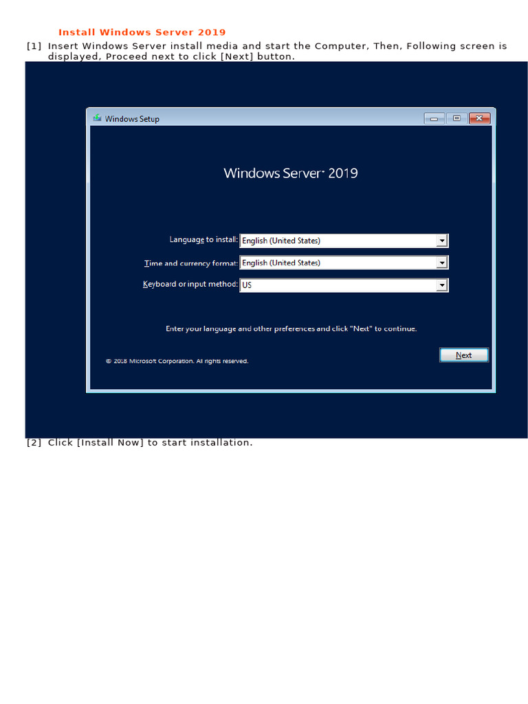 Step-by-Step Windows Server 2019 Setup | PDF | User (Computing ...