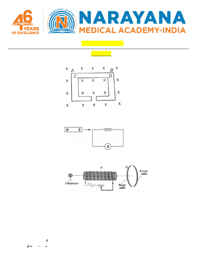 NEET Physics Module Test 11 Questions | PDF | Inductance ...
