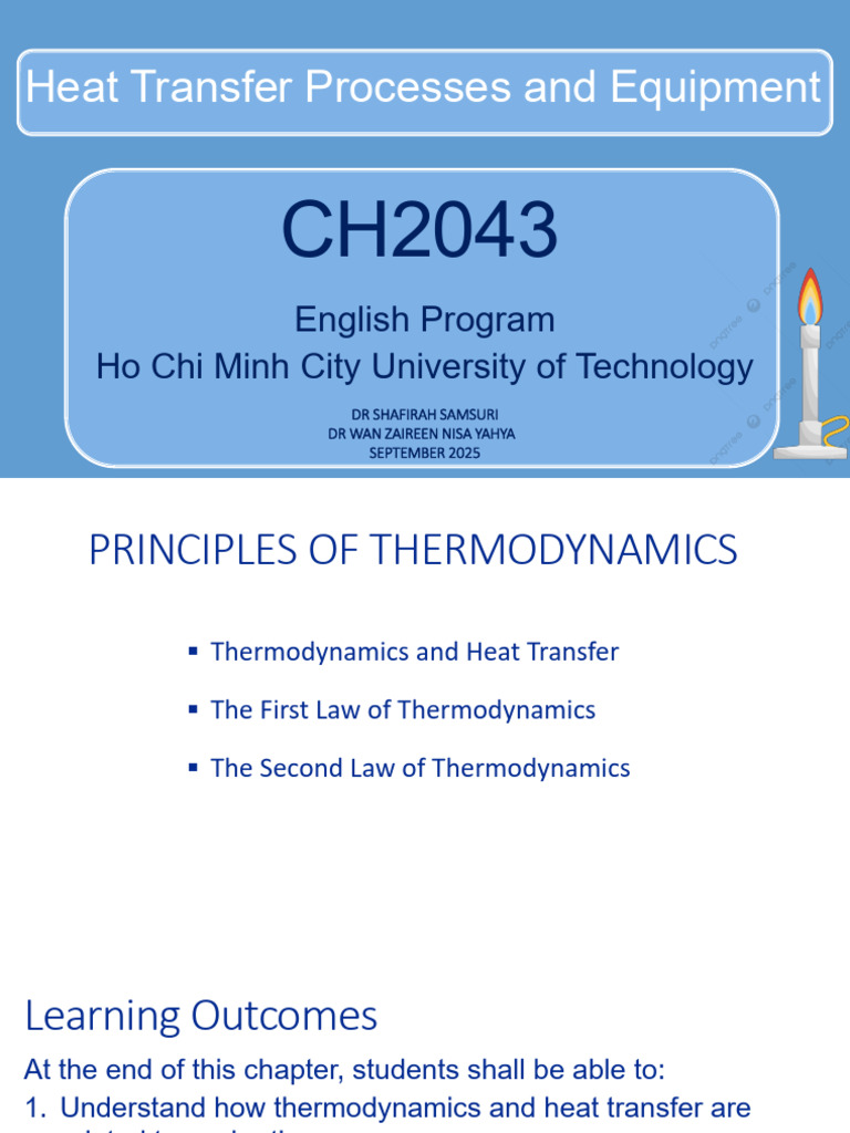 Thermodynamics and Heat Transfer Overview | PDF | Heat | Temperature