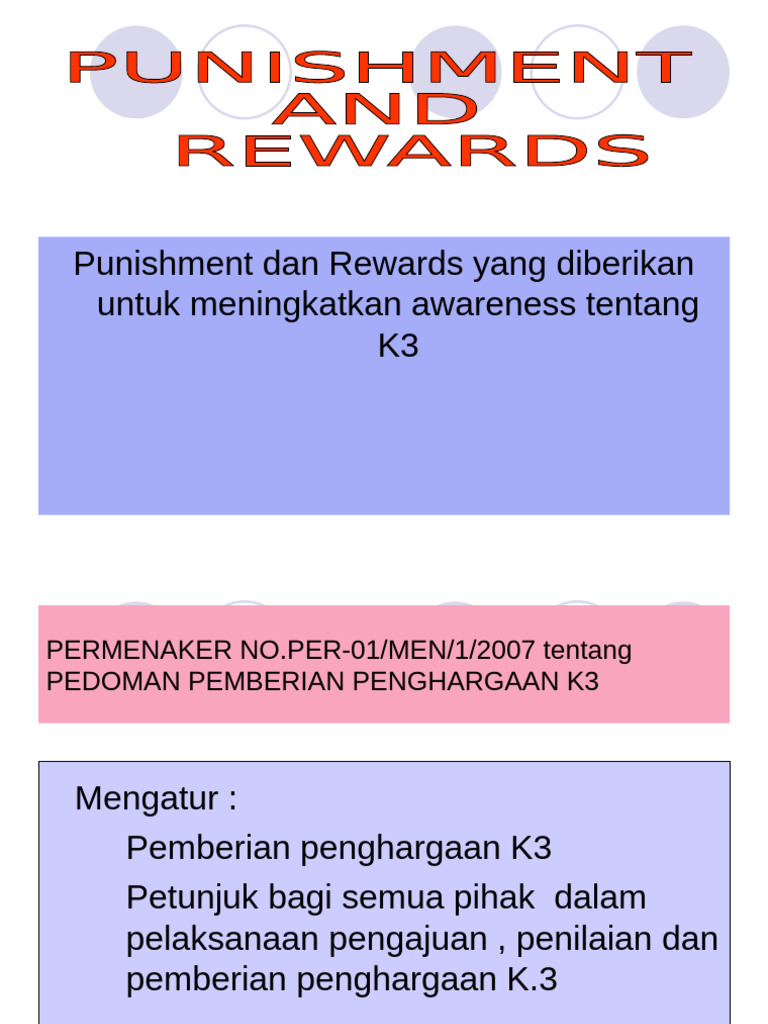 Penghargaan-K 3 PPT | PDF
