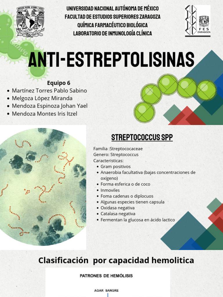 Título de Anticuerpos Antiestreptolisinas | PDF | Estreptococo ...