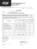 Nota Minta 2026 | PDF
