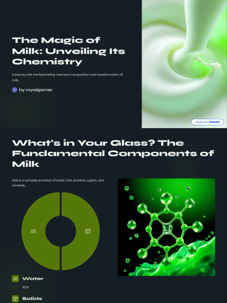 Physicochemical Properties of Milk | PDF | Milk | Digestion