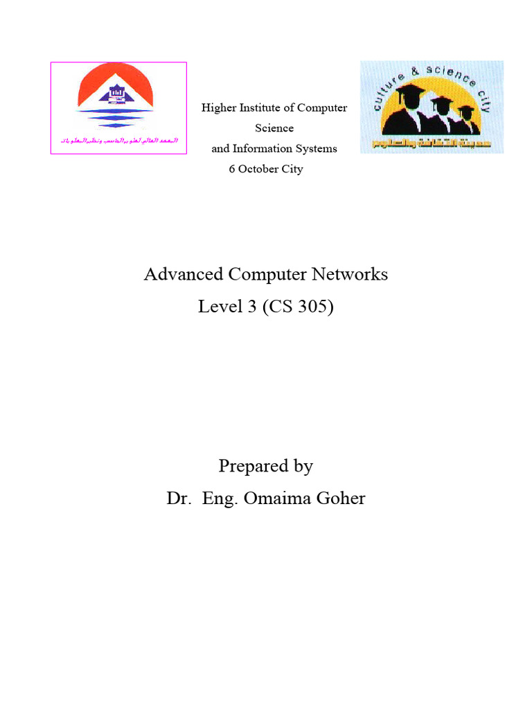 Advanced Computer Networks Syllabus CS 305 | PDF | Computer Network ...