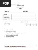Cognitive Levels in CAPS Maths Assessment | PDF | Behavior Modification ...