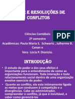 PODER E RESOLUÇÕES DE CONFLITOS-TRABALHO